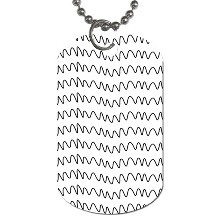 Tattoos Transparent Tumblr Overlays Wave Waves Black Chevron Dog Tag (One Side)