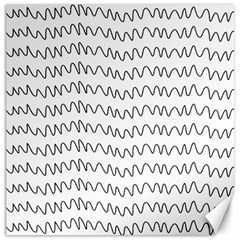 Tattoos Transparent Tumblr Overlays Wave Waves Black Chevron Canvas 12  X 12   by Mariart