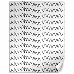 Tattoos Transparent Tumblr Overlays Wave Waves Black Chevron Canvas 12  X 16   by Mariart