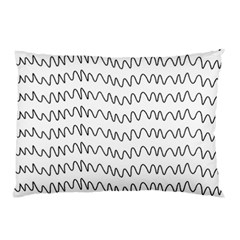 Tattoos Transparent Tumblr Overlays Wave Waves Black Chevron Pillow Case (two Sides) by Mariart