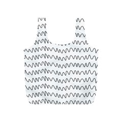 Tattoos Transparent Tumblr Overlays Wave Waves Black Chevron Full Print Recycle Bags (s)  by Mariart