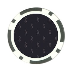 Tree Christmas Poker Chip Card Guard by Mariart