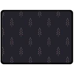 Tree Christmas Fleece Blanket (large)  by Mariart