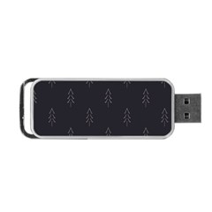 Tree Christmas Portable Usb Flash (two Sides)