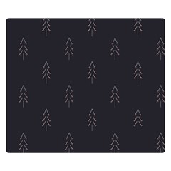 Tree Christmas Double Sided Flano Blanket (small) 