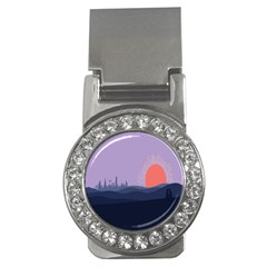 Wedding Lavender Moon Romantic Natural Money Clips (cz) 