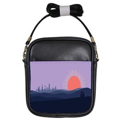 Wedding Lavender Moon Romantic Natural Girls Sling Bags