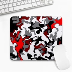 Vector Red Black White Camo Advance Large Mousepads