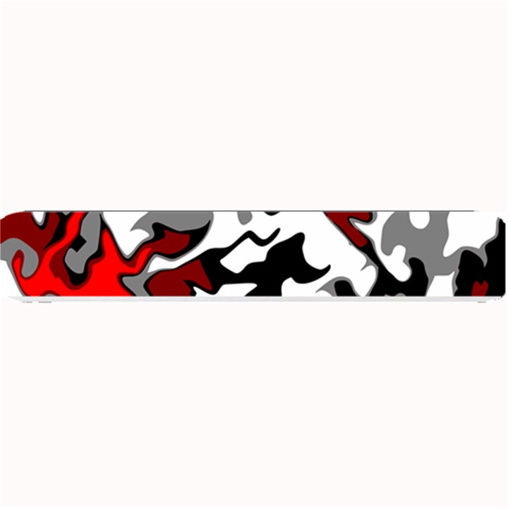 Vector Red Black White Camo Advance Small Bar Mats