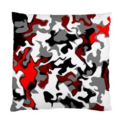 Vector Red Black White Camo Advance Standard Cushion Case (one Side)