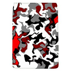 Vector Red Black White Camo Advance Flap Covers (l)  by Mariart