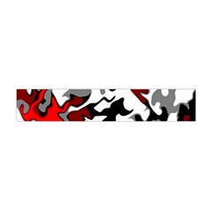 Vector Red Black White Camo Advance Flano Scarf (mini)