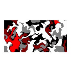 Vector Red Black White Camo Advance Satin Wrap