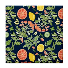 Summer Fruite Orange Lemmon Tomato Tile Coasters by Mariart