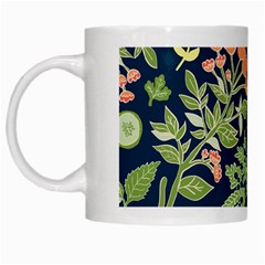 Summer Fruite Orange Lemmon Tomato White Mugs by Mariart