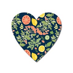 Summer Fruite Orange Lemmon Tomato Heart Magnet