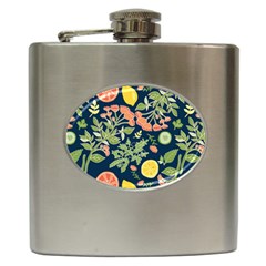 Summer Fruite Orange Lemmon Tomato Hip Flask (6 Oz)