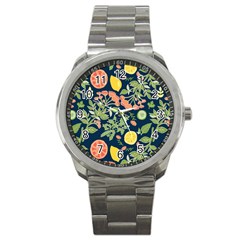 Summer Fruite Orange Lemmon Tomato Sport Metal Watch