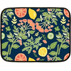 Summer Fruite Orange Lemmon Tomato Fleece Blanket (mini)