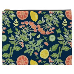 Summer Fruite Orange Lemmon Tomato Cosmetic Bag (xxxl)  by Mariart