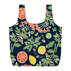 Summer Fruite Orange Lemmon Tomato Full Print Recycle Bags (l)  by Mariart