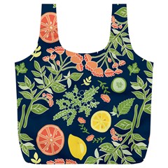 Summer Fruite Orange Lemmon Tomato Full Print Recycle Bags (l) 