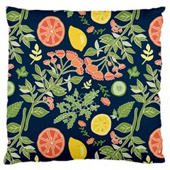 Summer Fruite Orange Lemmon Tomato Standard Flano Cushion Case (two Sides)