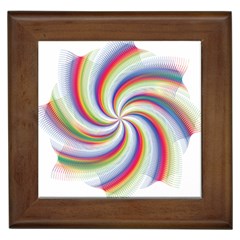 Prismatic Hole Rainbow Framed Tiles