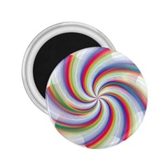 Prismatic Hole Rainbow 2 25  Magnets