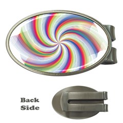 Prismatic Hole Rainbow Money Clips (oval)  by Mariart