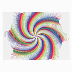 Prismatic Hole Rainbow Large Glasses Cloth (2-side)