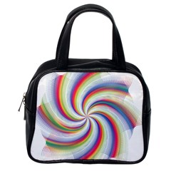 Prismatic Hole Rainbow Classic Handbags (one Side) by Mariart