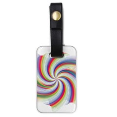 Prismatic Hole Rainbow Luggage Tags (one Side) 