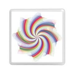 Prismatic Hole Rainbow Memory Card Reader (square) 