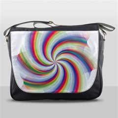 Prismatic Hole Rainbow Messenger Bags by Mariart