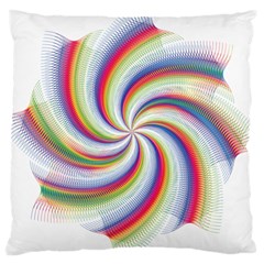 Prismatic Hole Rainbow Large Cushion Case (one Side) by Mariart