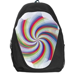 Prismatic Hole Rainbow Backpack Bag