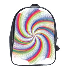 Prismatic Hole Rainbow School Bag (xl) by Mariart