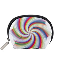 Prismatic Hole Rainbow Accessory Pouches (small) 