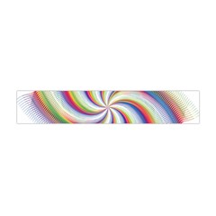 Prismatic Hole Rainbow Flano Scarf (mini)