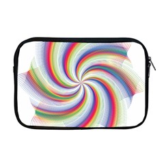 Prismatic Hole Rainbow Apple Macbook Pro 17  Zipper Case by Mariart