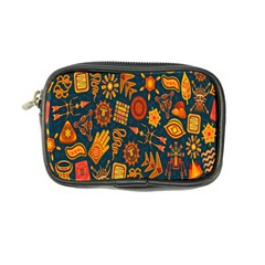 Tribal Ethnic Blue Gold Culture Coin Purse