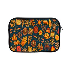 Tribal Ethnic Blue Gold Culture Apple Ipad Mini Zipper Cases