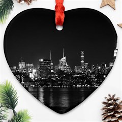 New York Skyline Ornament (heart) by Celenk