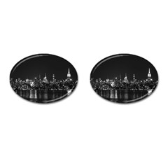 New York Skyline Cufflinks (oval) by Celenk