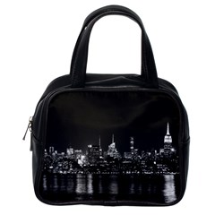 New York Skyline Classic Handbags (one Side) by Celenk