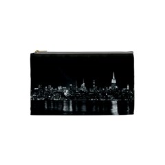 New York Skyline Cosmetic Bag (small)  by Celenk