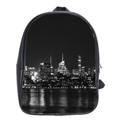 New York Skyline School Bag (large) by Celenk