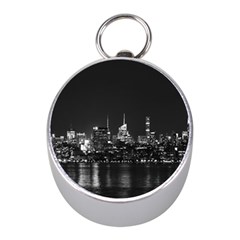 New York Skyline Mini Silver Compasses