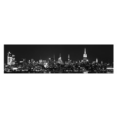 New York Skyline Satin Scarf (oblong) by Celenk